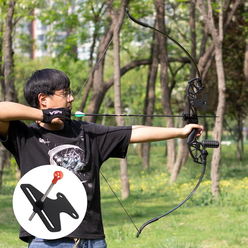 SP.G Recurve Bow Sight for Beginner - Archery Recurve Simple Single Pin Bow Sight for Youth Adult Traditional Recurve Bows Aiming Practice - Image 5